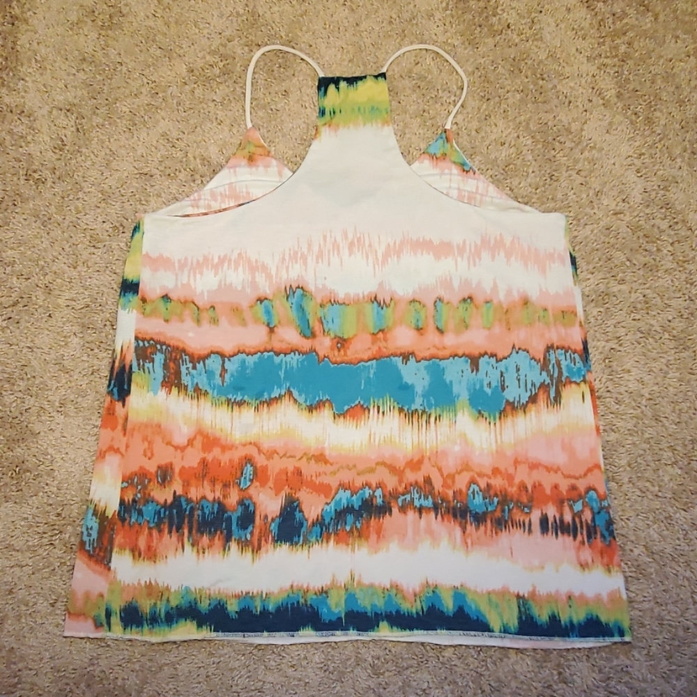 Rue 21 Multi-Colored Racerback Tank Top - Picture 2 of 5